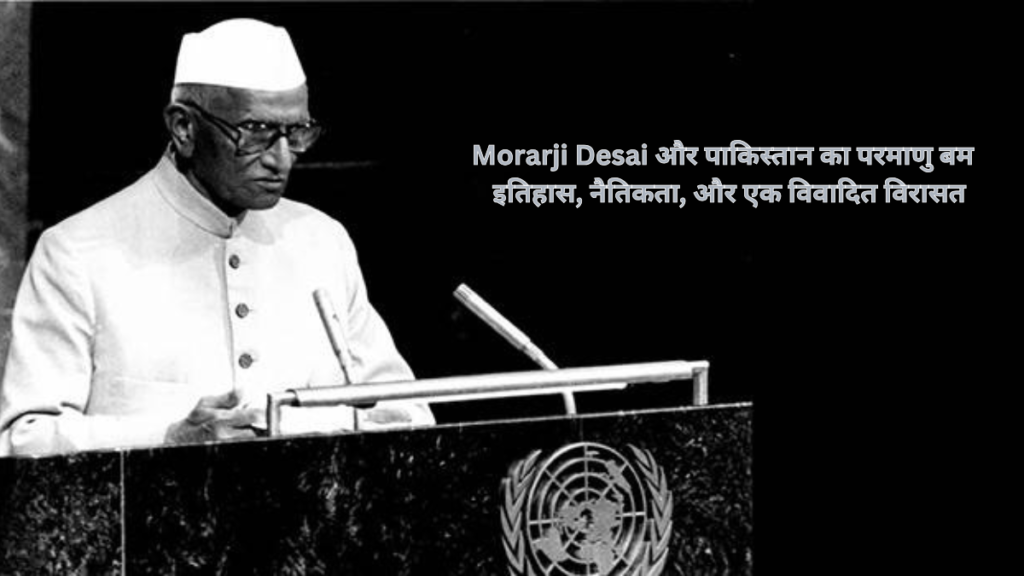 Morarji Desai और पाकिस्तान का परमाणु बम इतिहास, नैतिकता, और एक विवादित विरासत