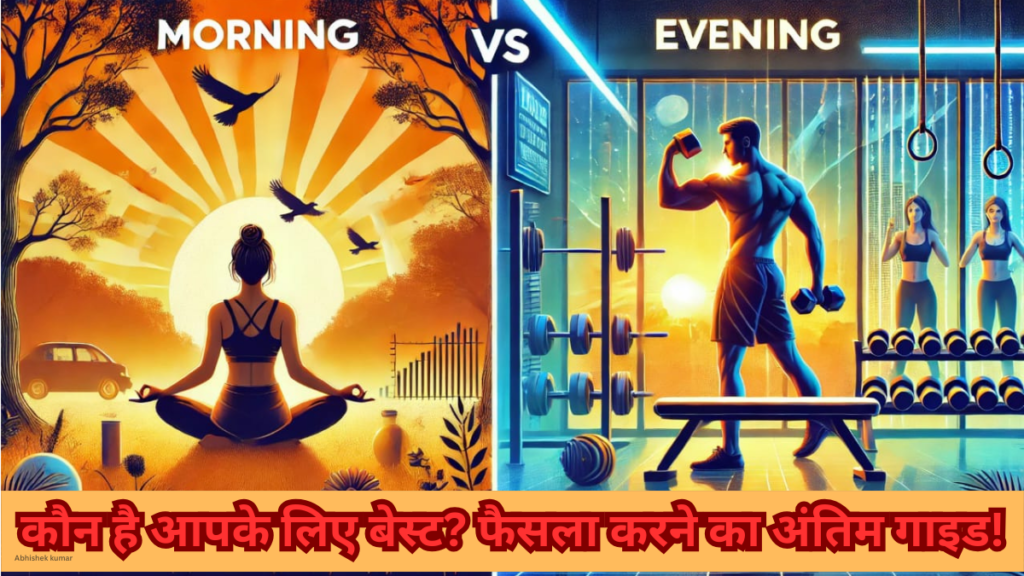 Morning vs Evening Workout: कौन है आपके लिए बेस्ट? फैसला करने का अंतिम गाइड!